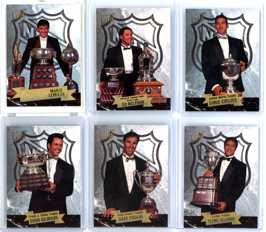 1993/94 Fleer Ultra Award Winners Complete Hockey Card Set (6 Cards)