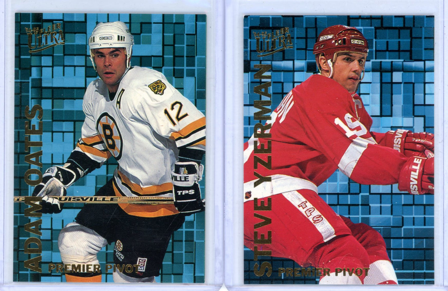 1994/95 Fleer Ultra Premier Pivots Hockey Card Complete Insert Set (10 Cards) Gretzky, Messier