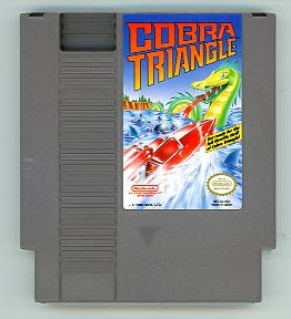 1989 Cobra Triangle NES Video Game Cartridge