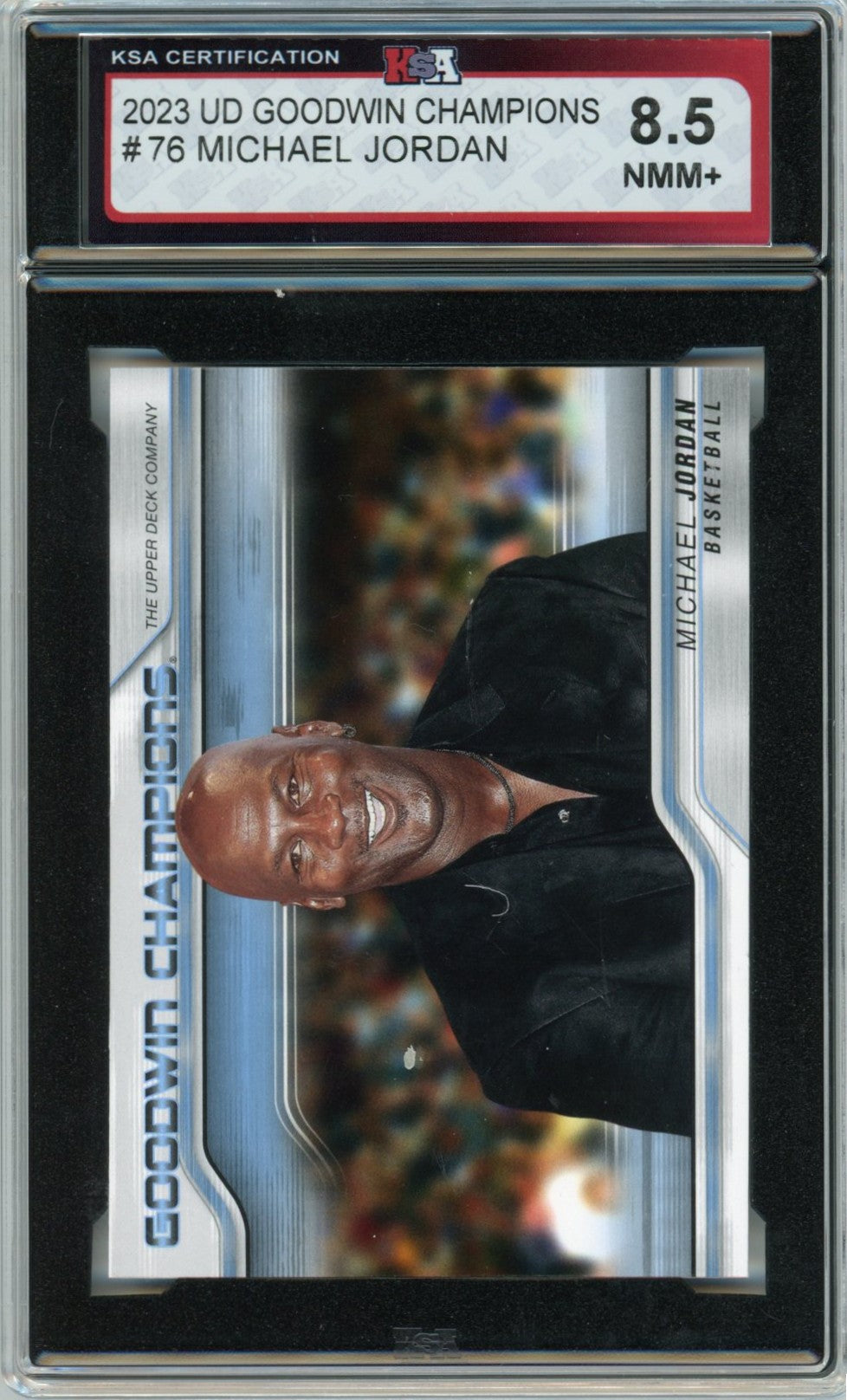 2023 UD Goodwin Champions Michael Jordan Graded Card #76 KSA 8.5