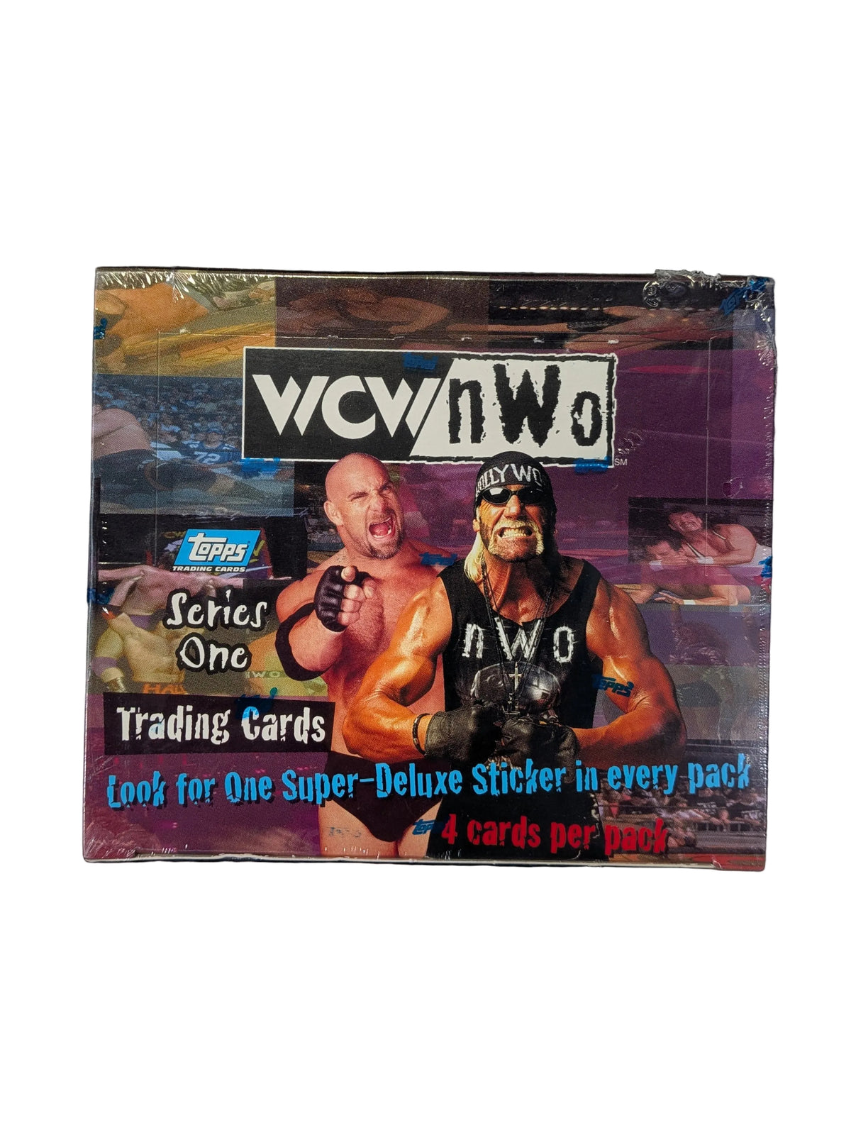 1998 Topps WCW/nWo Series 1 Sealed Wrestling Card Box Sealed (24 Packs) Goldberg & Jericho Rookie Year