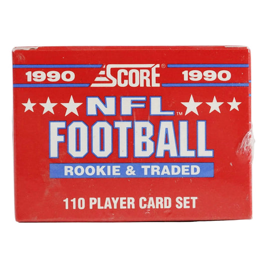 1990 Score Supplemental NFL Football Rookie & Traded Factory Sealed Set (110 Cards) - Emmitt Smith RC