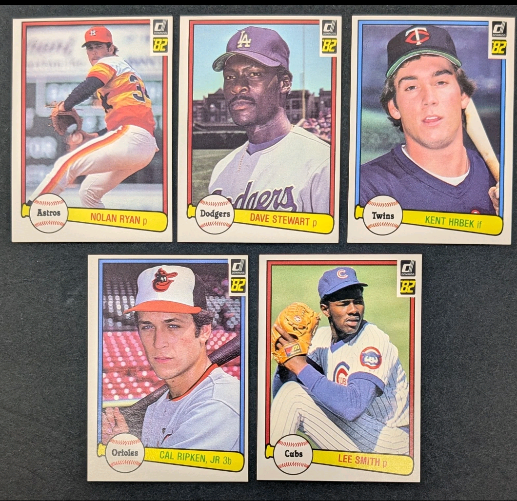1982 Donruss Baseball Complete Set (660 Cards) Cal Ripken Jr Rookie