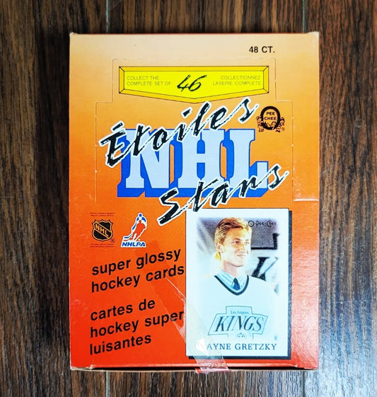 1988/89 OPC O-Pee-Chee NHL Super Glossy Mini Cards Box (48 Packs)