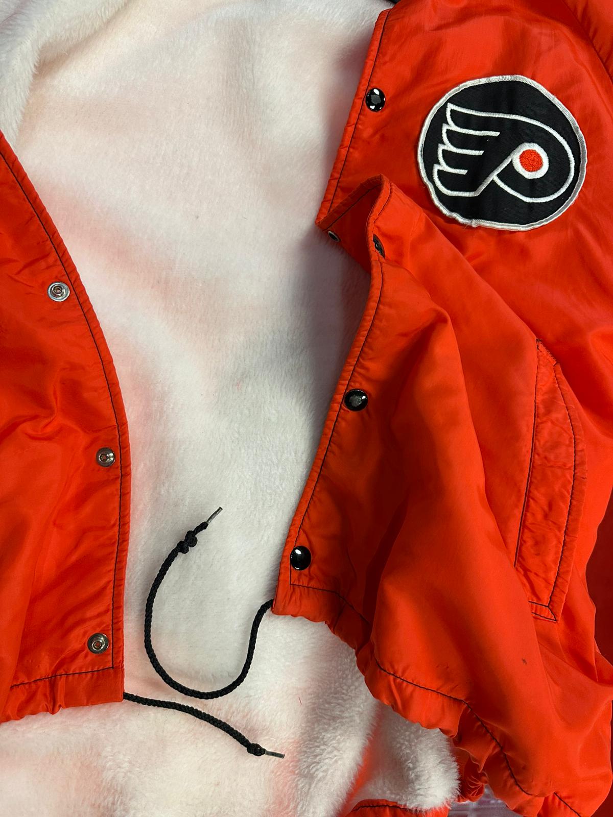1970s Vintage Philadelphia Flyers Coach/Trainer Jacket — Made in USA — Ayerjak J.C. Penney