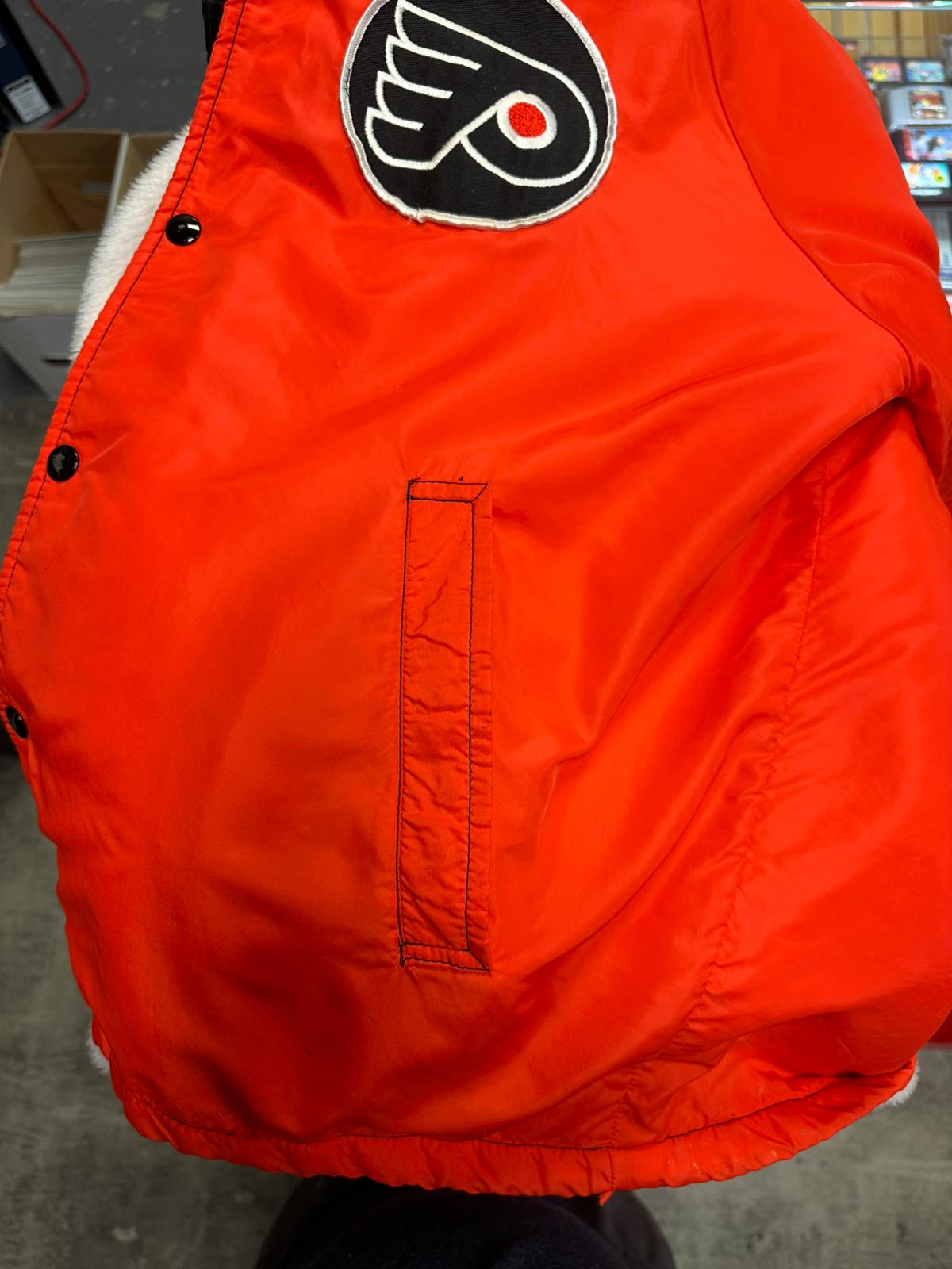 1970s Vintage Philadelphia Flyers Coach/Trainer Jacket — Made in USA — Ayerjak J.C. Penney
