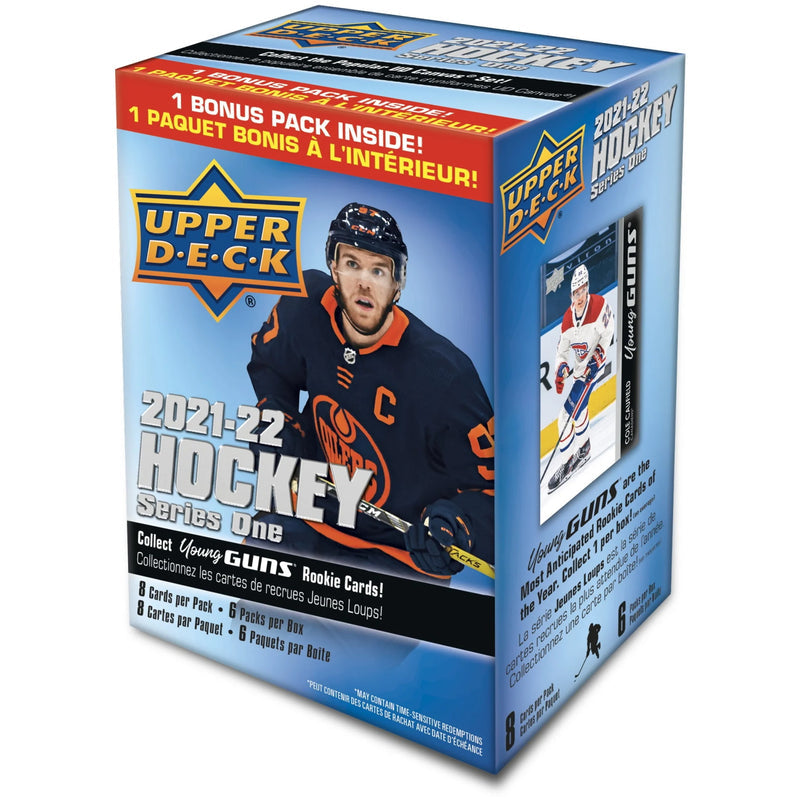 2021/22 Upper Deck Series One Hockey Blaster Box (36 Cards) Possible Cole Caufield