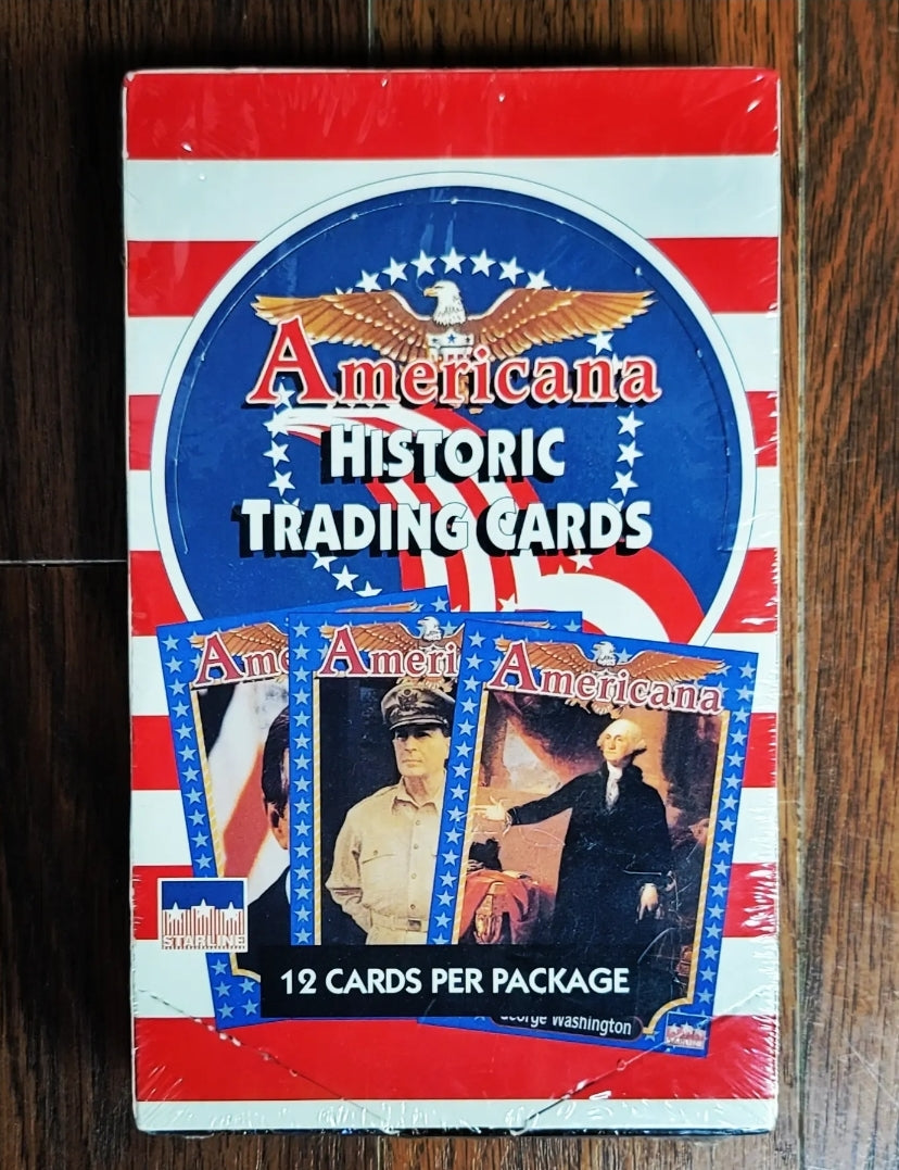 1991 Starline Americana Historic Trading Card Box Set (36 Packs)