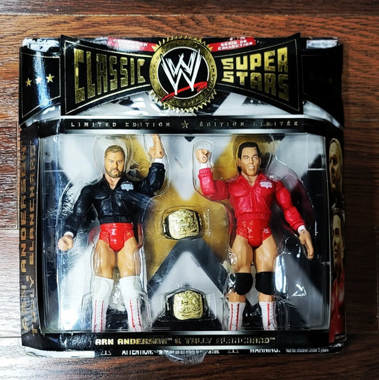 Jakks WWF WWE Classic Wrestling Superstars Figures Arn Anderson, Tully Blanchard