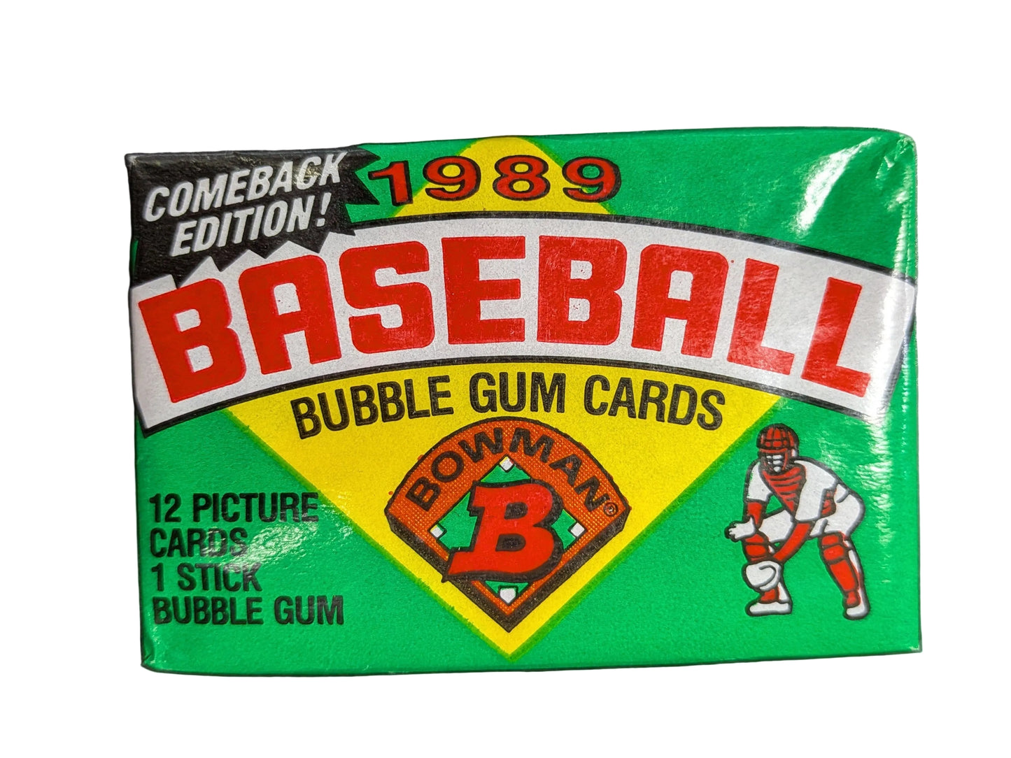 1989 Bowman Baseball Cards Wax Pack (12 Cards) Possible Ken Griffey Jr Rookie