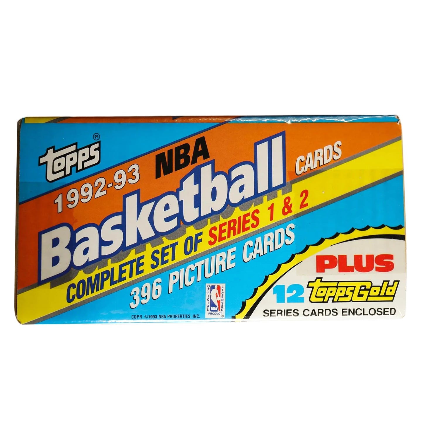 1992/93 Topps NBA Basketball Complete Factory Sealed Box Set (Series 1 & 2) Plus 12 Bonus Gold Cards Shaq Rookie
