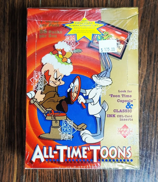 1996 Upper Deck All-Time Looney Toons Trading Cards Box (36 Packs)