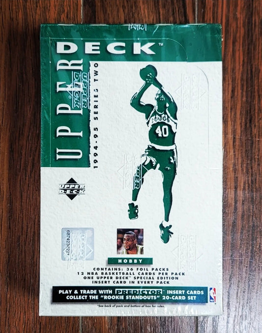 1994/95 Upper Deck Series Two NBA Basketball Trading Cards Hobby Box (36 Packs)