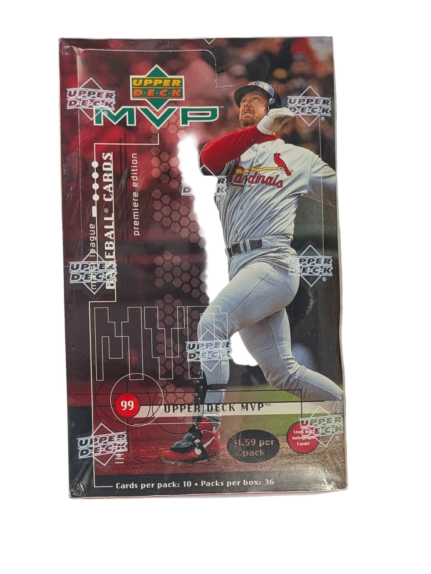 1999 Upper Deck MVP Baseball Factory Sealed Rare Retail Box Premiere Edition (36 Packs)