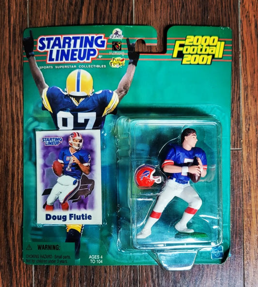 2000 Starting Lineup Doug Flutie Buffalo Bills NFL Figure & Card