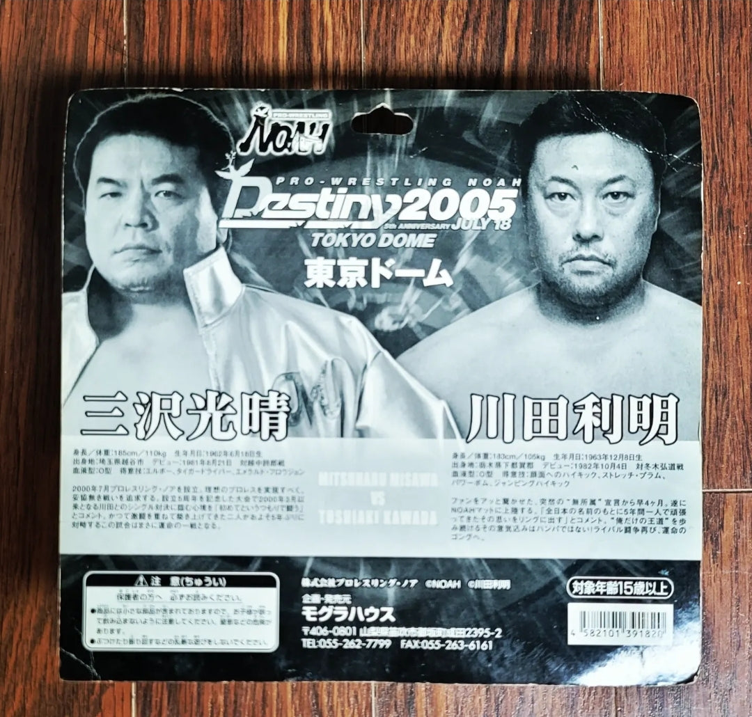 2005 Destiny Mitsuharu Misawa, Toshiaki Kawada AJPW Wrestling Figures