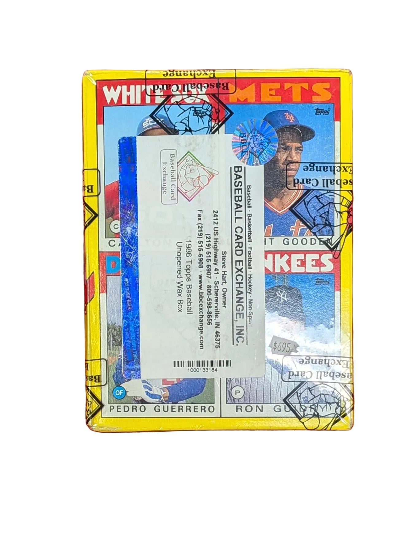 1986 Topps Baseball Cards Wax Box BBCE Authenticated (36 Packs)