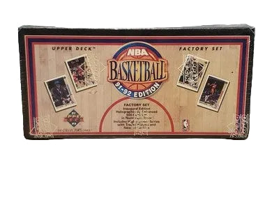1991-92 Upper Deck NBA Basketball Inaugural Sealed Factory Set (500 Cards) Michael Jordan, David Robinson