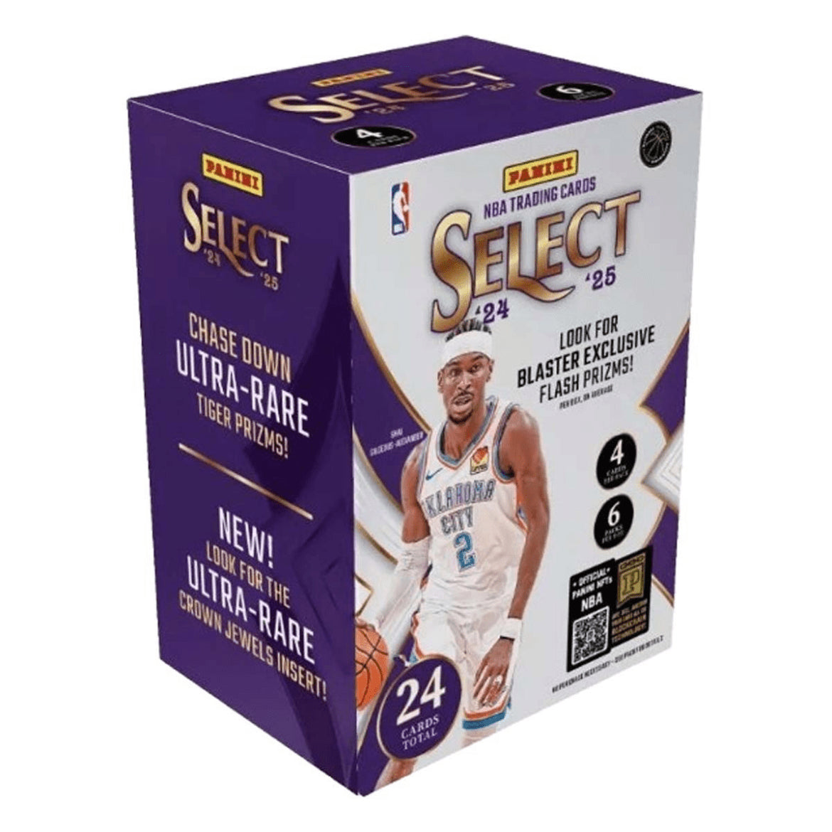 2024/25 Panini Select Basketball Blaster Box (6 Packs) Sealed