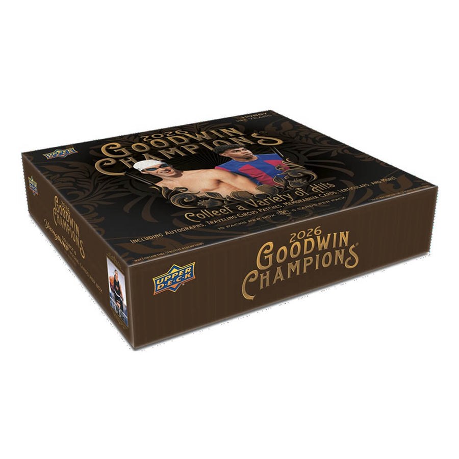2026 Upper Deck Goodwin Champions Hobby Box (Possible Signed 1986 Fleer Basketball Pack Redemption)