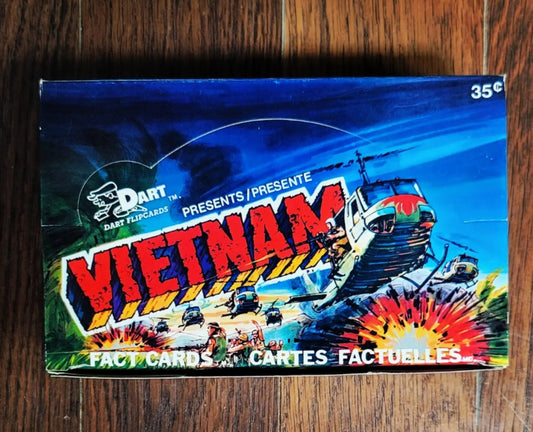 1988 Flip Art Vietnam Fact Trading Cards Box (48 Packs)