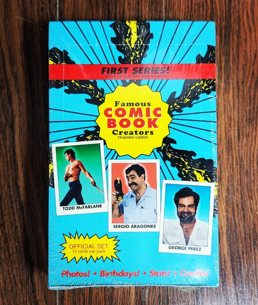 1992 Eclipse Famous Comic Book Creators Trading Cards Box (26 Packs) Todd McFarlane