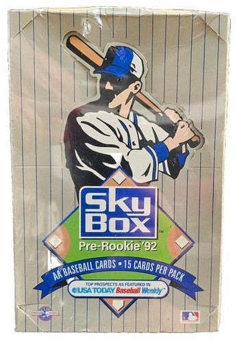 1992 Skybox Minor League Baseball Pre-Rookie Wax Box (36 Packs) Sealed
