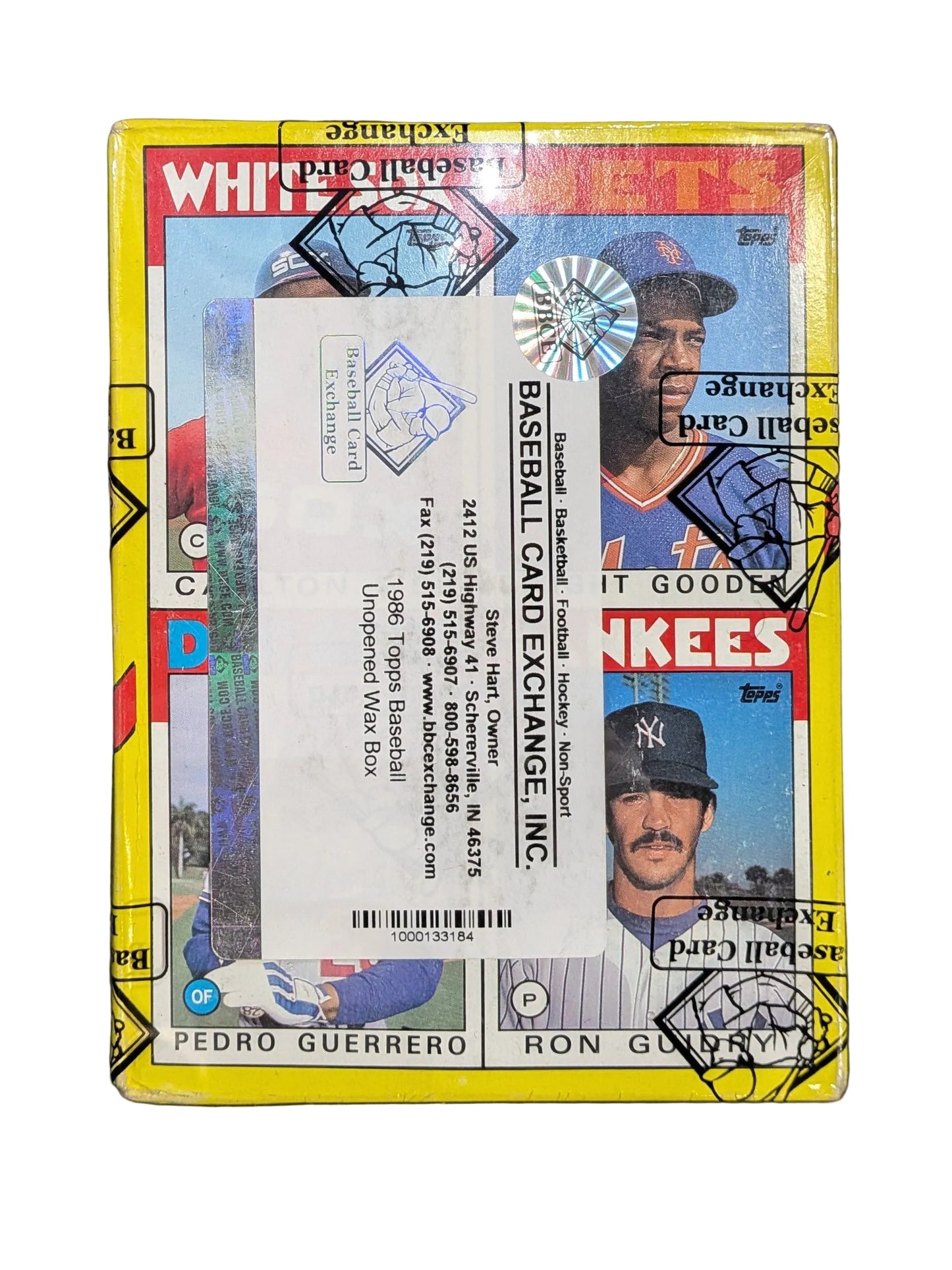 1986 OPC O-Pee-Chee Baseball Wax Box BBCE Authenticated (36 Packs)