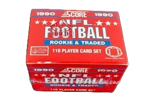1990 Score Supplemental NFL Football Rookie & Traded Factory Sealed Set (110 Cards) - Emmitt Smith RC