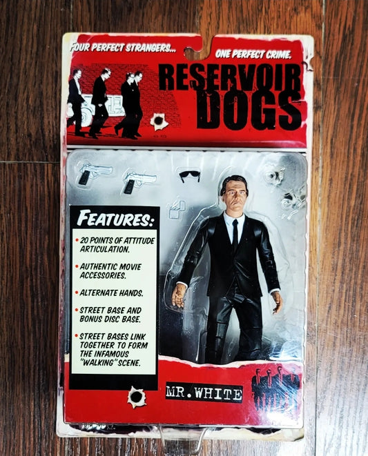Reservoir Dogs Mr White Action Figure Harvey Keitel 2001 Mezco