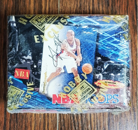 1996/97 Hoops Series 1 Basketball Cards Hobby Box (24 Packs) Rare