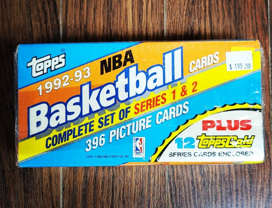 1992/93 Topps NBA Basketball Cards Complete Set (396 Cards) Shaq Rookie