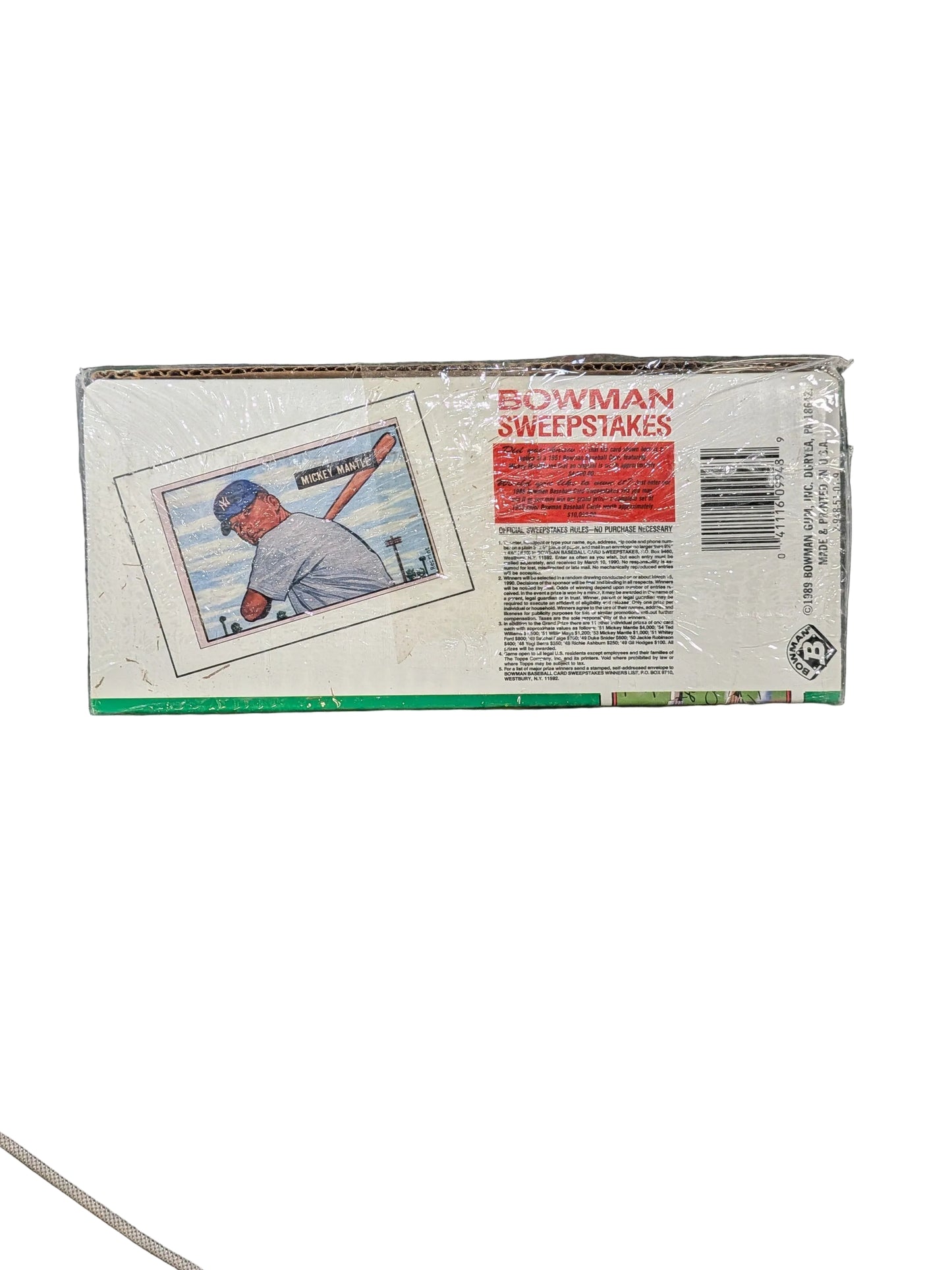 1989 Bowman MLB Baseball Complete Factory Sealed Set Ken Griffey Jr Rookie (484 Cards)
