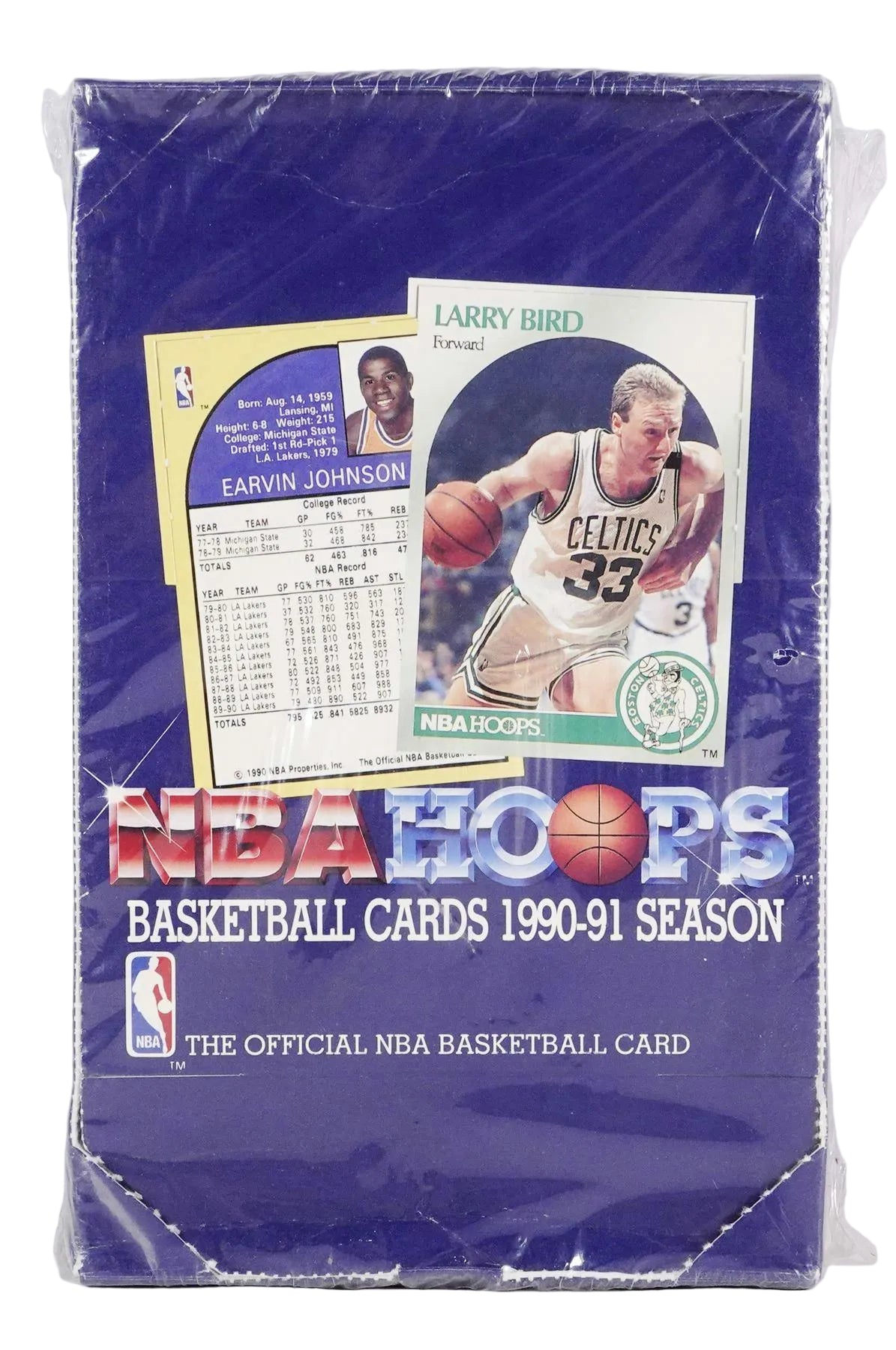 1990/91 NBA Hoops Basketball Cards Series 1 Wax Box (36 Packs) – Factory Sealed (Partial Tear On Seal)