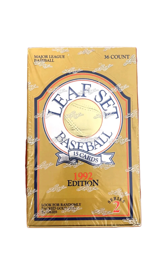 1992 Leaf Set MLB Baseball Card Series Two Wax Box (36 Packs) Sealed