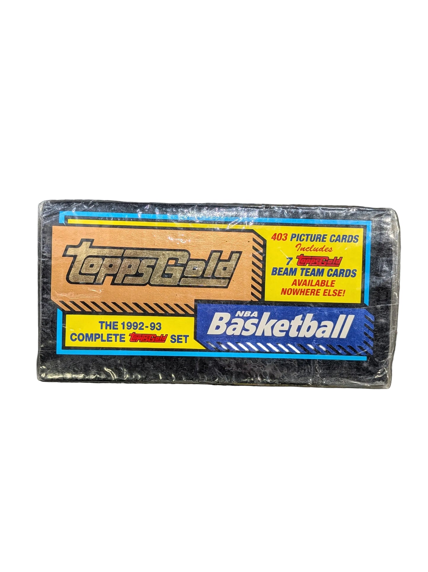 1992/93 Topps Gold Basketball Factory Sealed Complete Set Shaq Rookie, Michael Jordan (403 Cards + Beam Team)