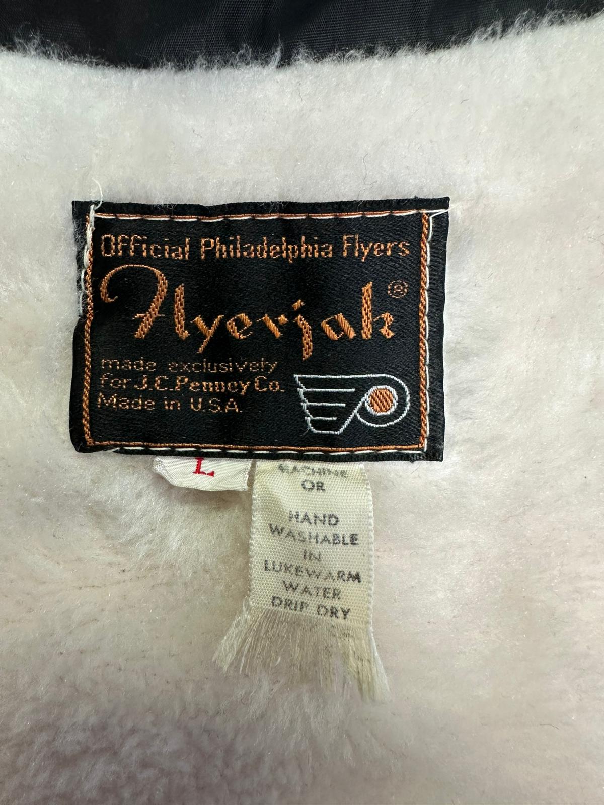 1970s Vintage Philadelphia Flyers Coach/Trainer Jacket — Made in USA — Ayerjak J.C. Penney