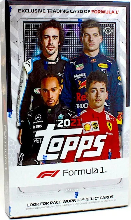 2021 Topps Chrome F1 Formula 1 Racing Cards Lite Hobby Box (18 Packs) Sealed