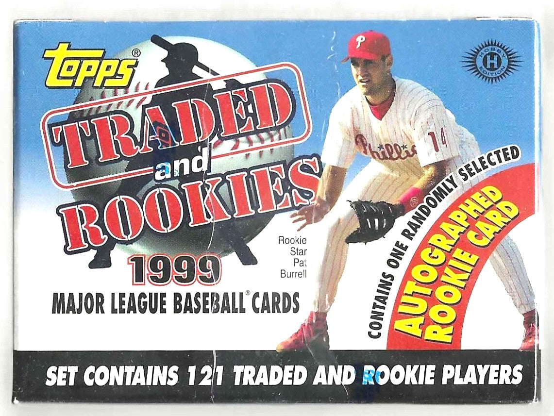 1999 Topps MLB Traded and Rookies Baseball Card Factory Set (121 Cards) Sealed