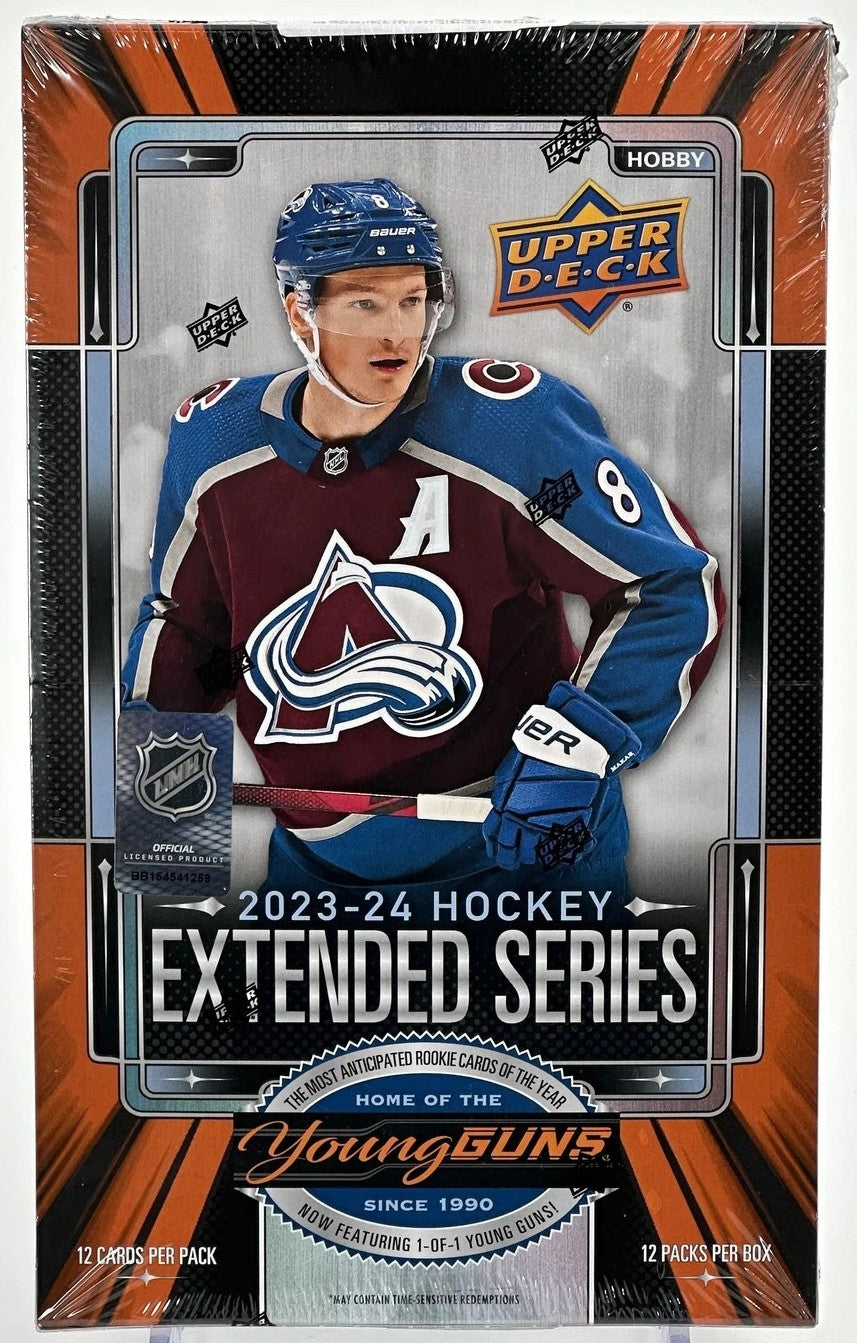 2023/24 Upper Deck NHL Hockey Extended Series Hobby Box (12 Packs) Sealed