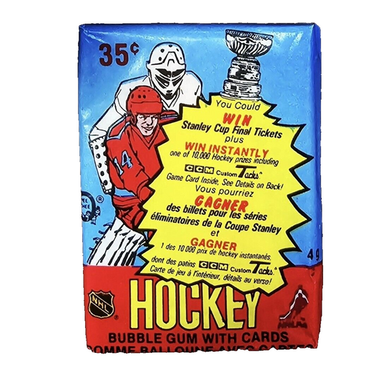 1984/85 OPC O-Pee-Chee Hockey (1) Wax Pack Steve Yzerman Rookie Year