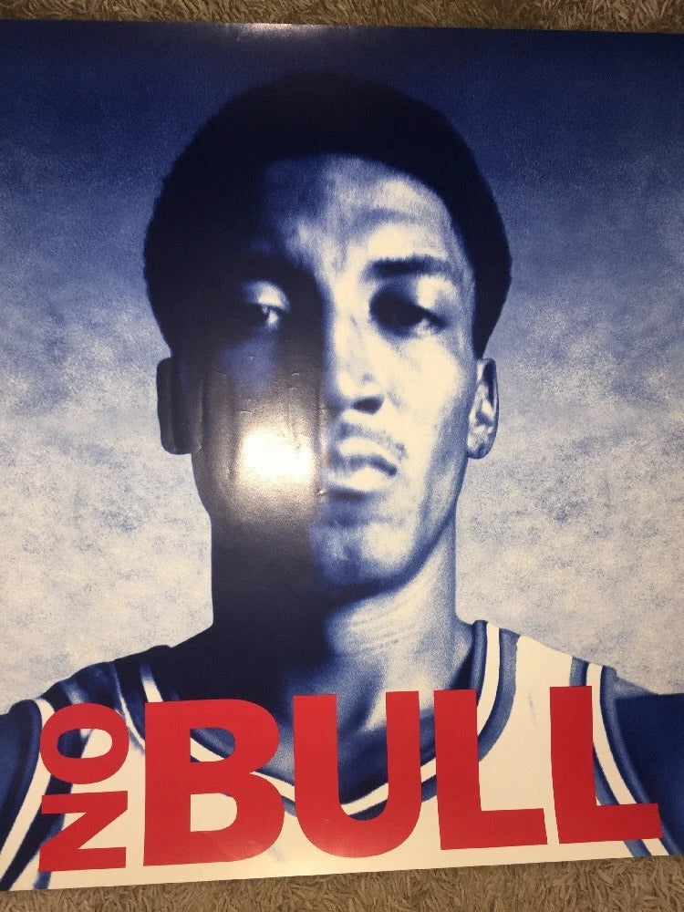 1996 Vintage Nike No Bull Poster with Jordan Rodman and Pippen
