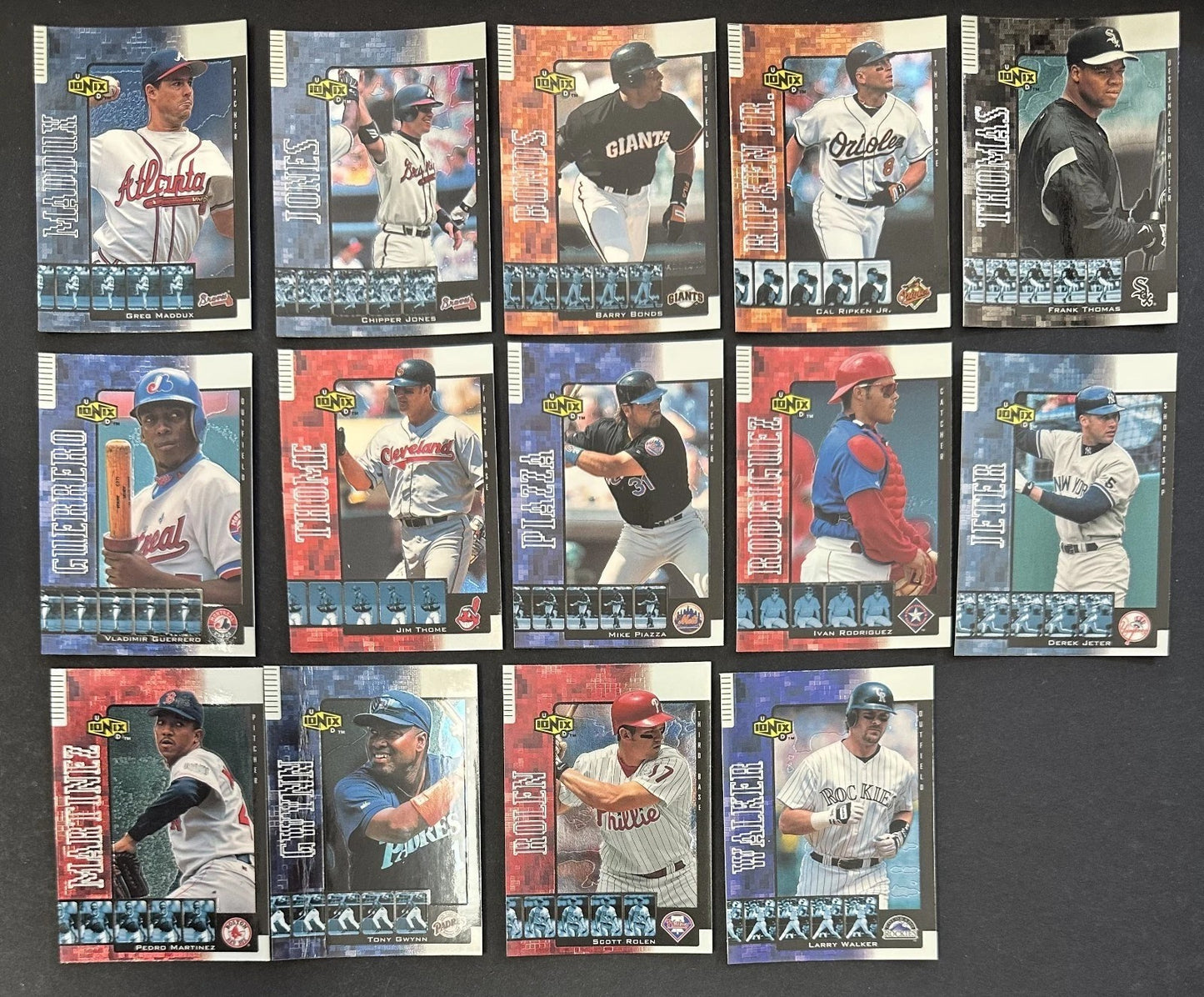 2000 Upper Deck Ionix Baseball Complete Set (90 Cards)