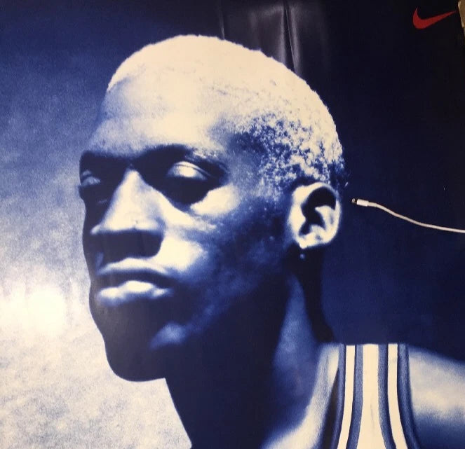 1996 Vintage Nike No Bull Poster with Jordan Rodman and Pippen