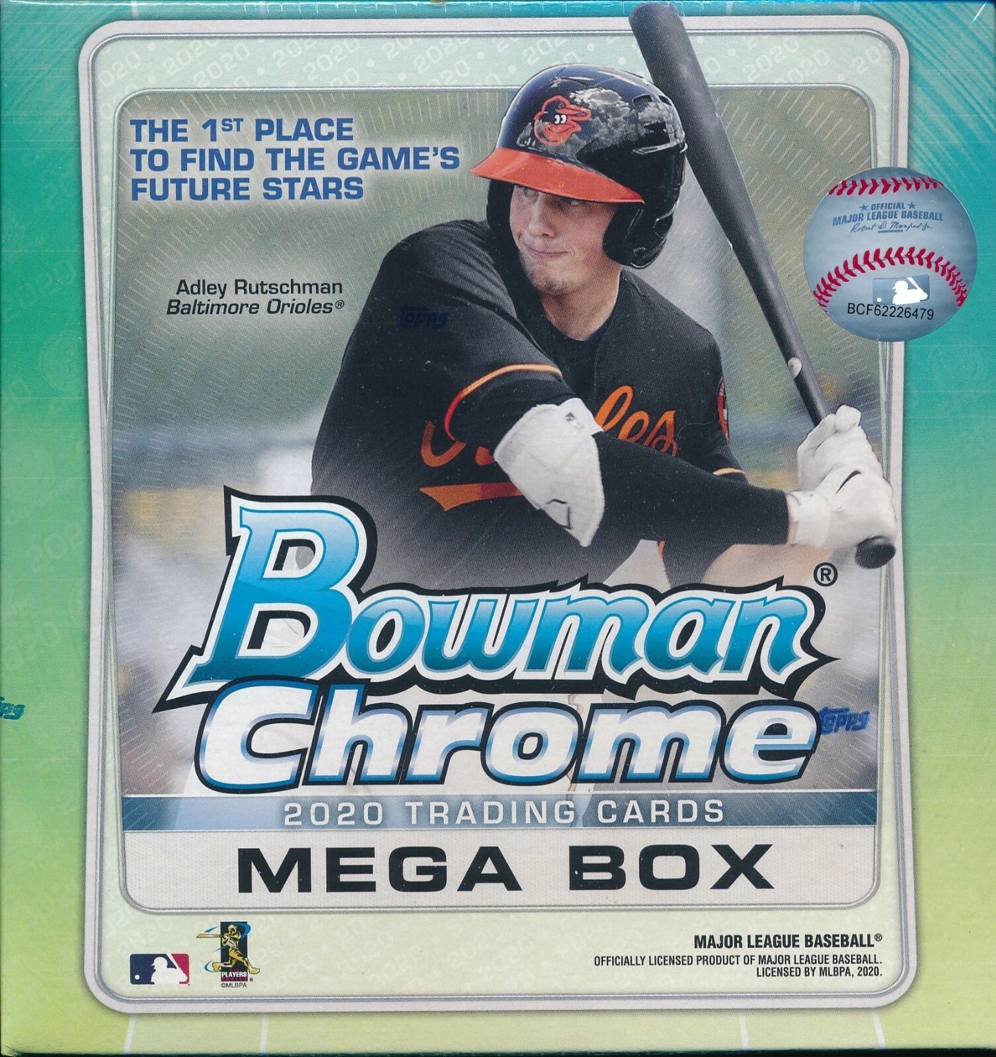2020 Bowman Chrome MLB Baseball Mega Box (35 Cards) Sealed