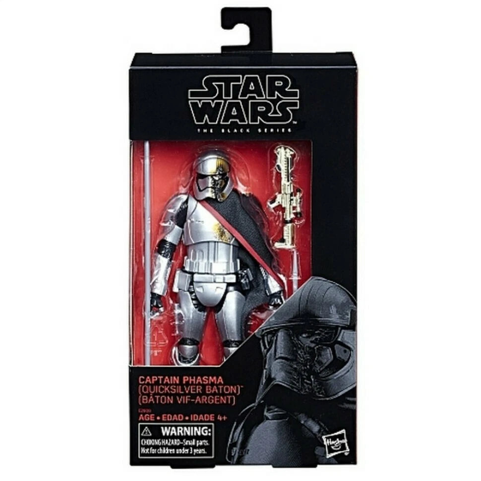 2017 Hasbro Star Wars The Black Series Captain Phasma (Quicksilver Baton) 6-inch Collectible Action Figure