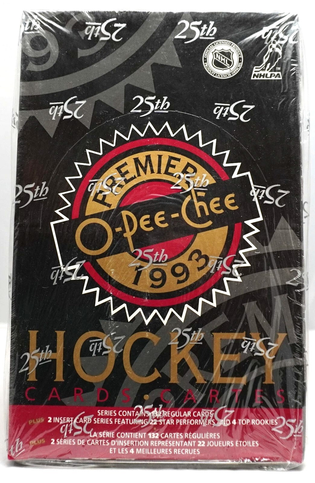 1993 OPC O-Pee-Chee Premier NHL Hockey Card 25th Anniversary Wax Box (36 Packs)
