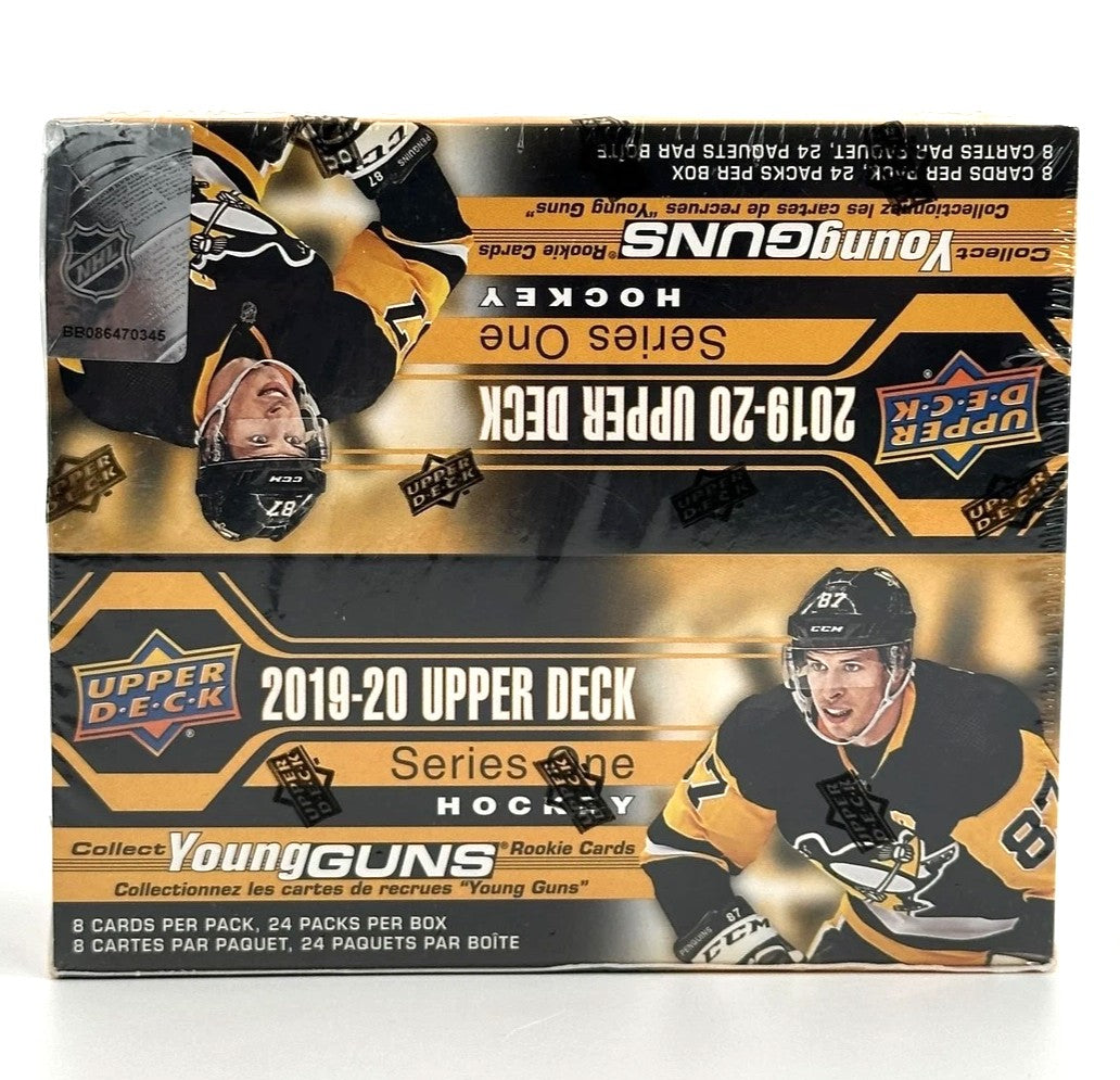 2019/20 Upper Deck Series One Hockey Retail Box (24 Packs) Possible Jack Hughes