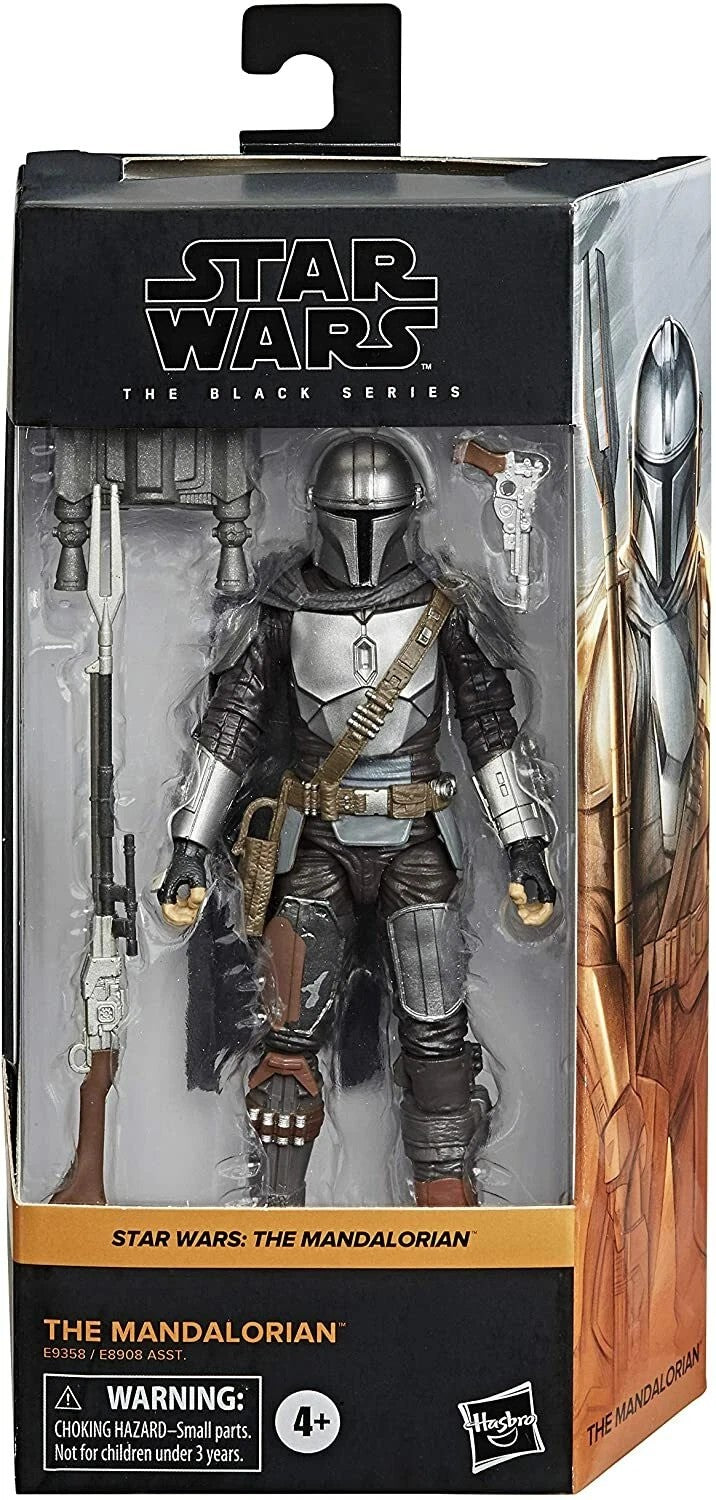 2020 Hasbro Star Wars The Black Series The Mandalorian (Beskar Armor) 6-Inch Collectible Action Figure