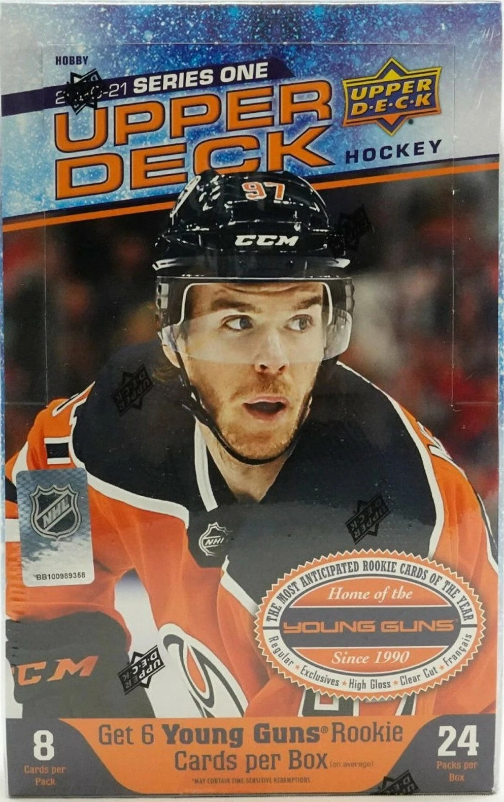 2020/21 Upper Deck NHL Hockey Series One Hobby Box (24 Packs) Sealed